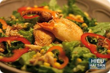 Salad hải sản cua hấp dẫn ngay tại nhà